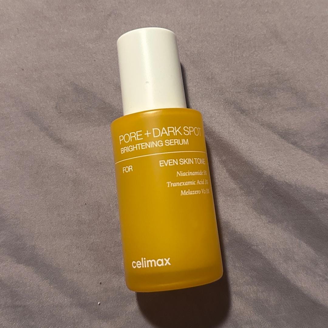 Customer photo review of Celimax Pore + Dark Spot Brightening Serum
