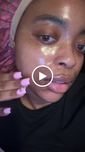 Customer photo review of Korean Collagen Night Wrapping Mask