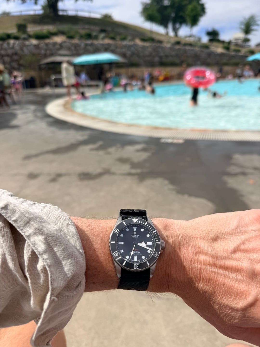 Customer photo review of NOFORN Single-Pass Watch Strap