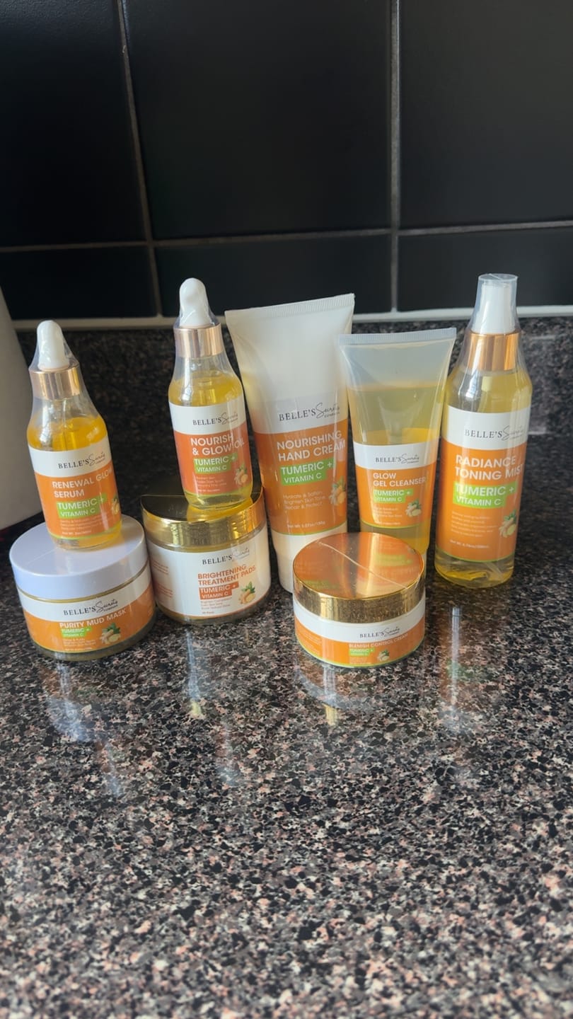 Customer photo review of Turmeric + Vitamin C Radiance Set