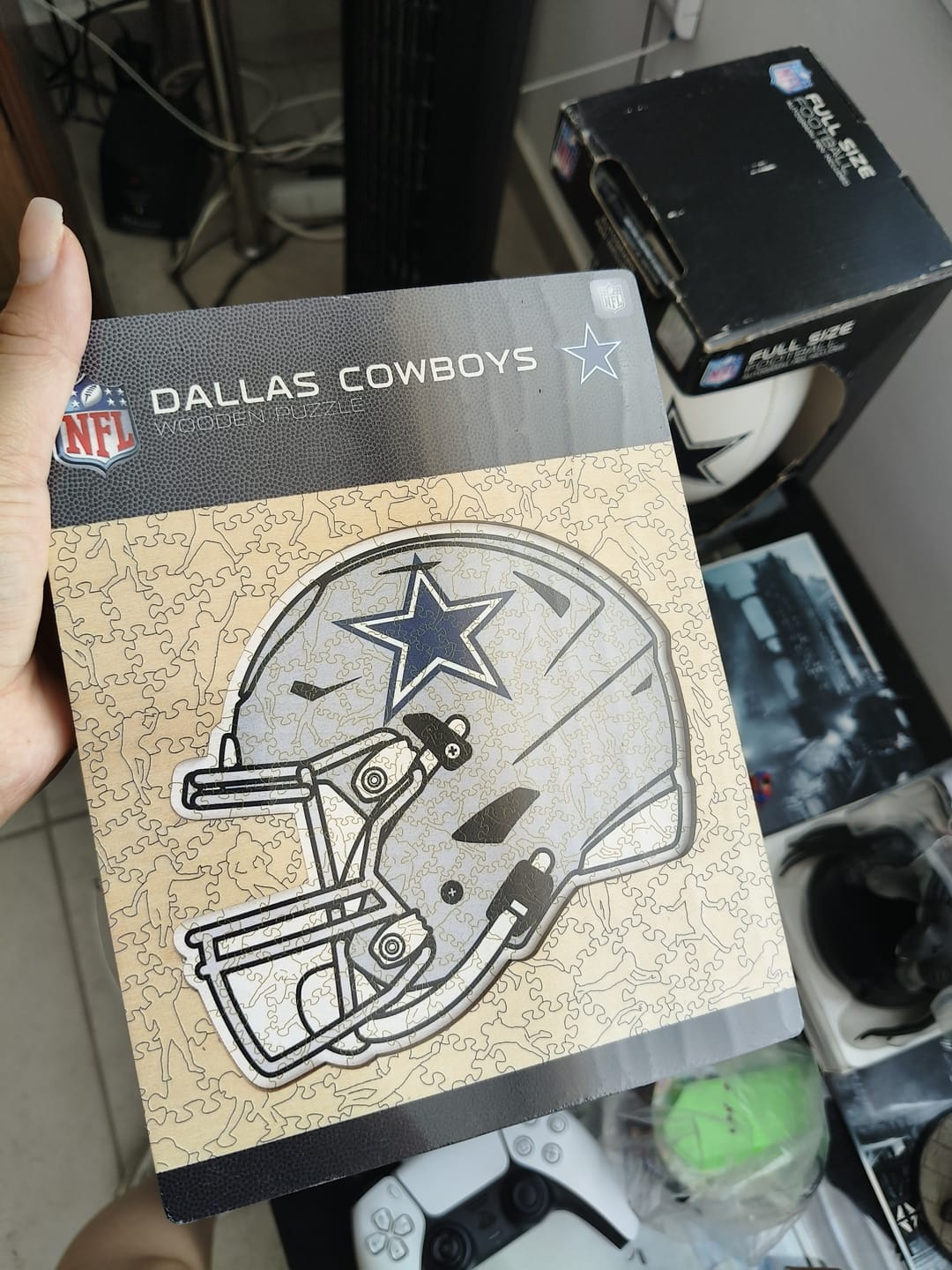 Customer photo review of Dallas Cowboys™ Casco - Rompecabezas de Madera