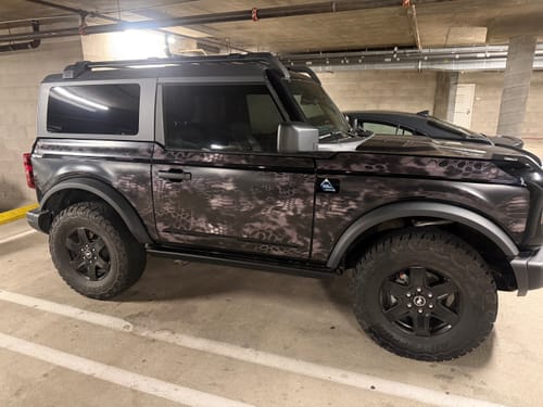 Customer photo review of Bronco 2D Removable Trail Armor