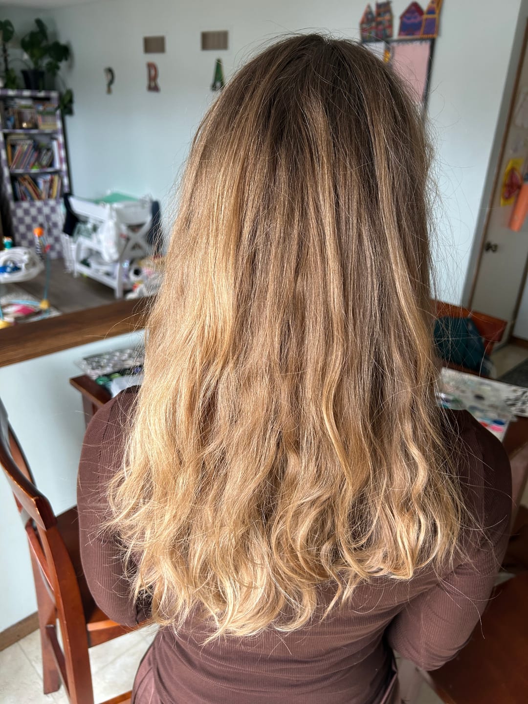 Customer photo review of Moisturizing Conditioner Bar for Dry Ends