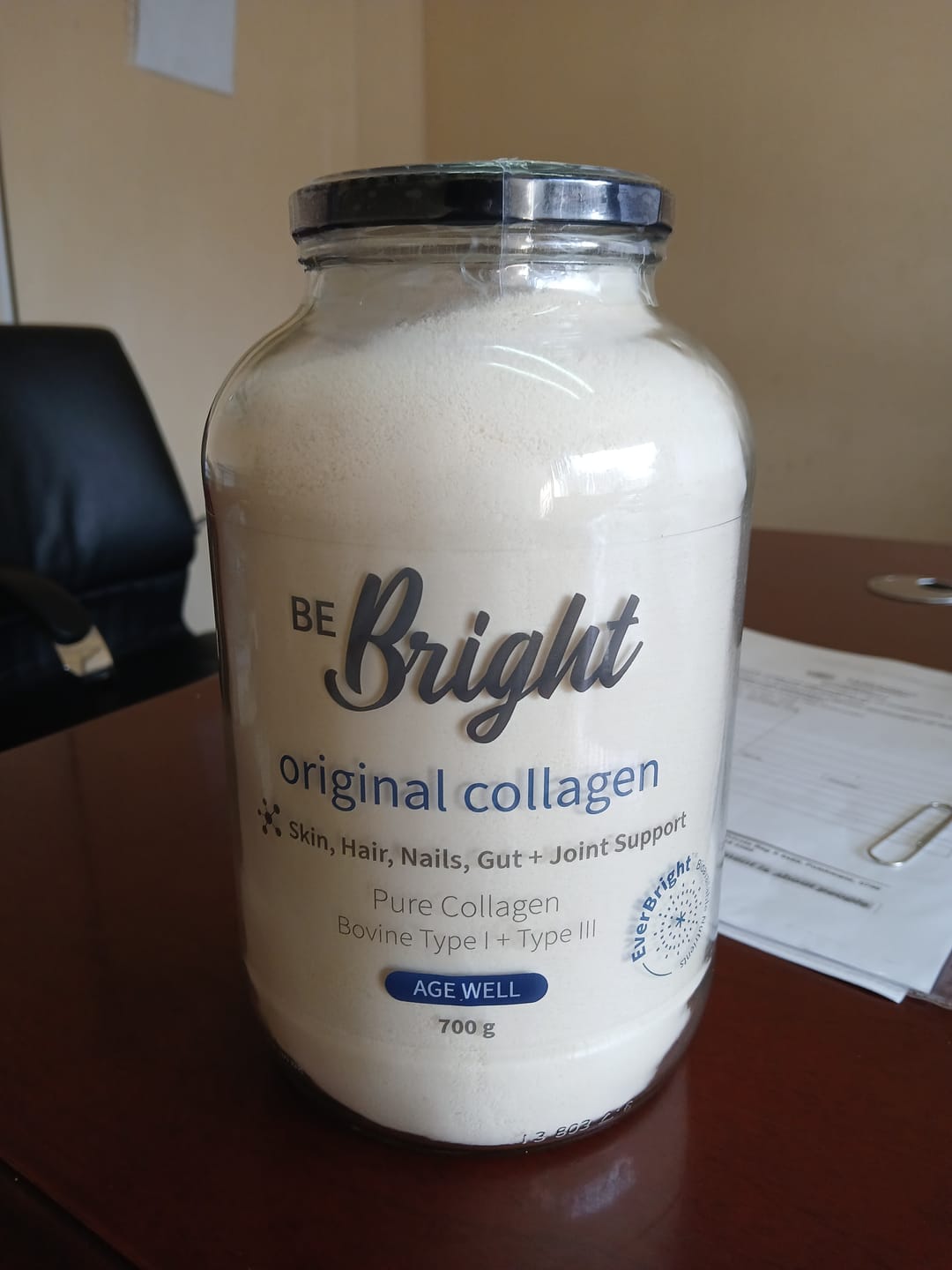 Customer photo review of ORIGINAL COLLAGEN 700g JAR