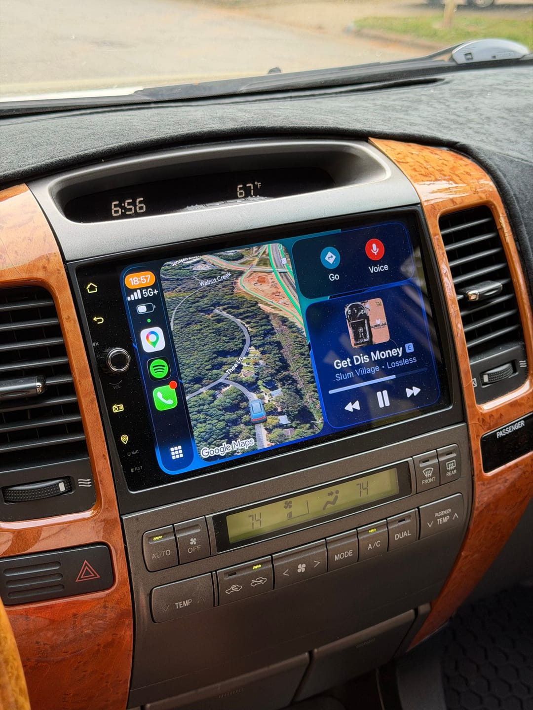 Customer photo review of Lexus GX470 2004-2009 — Premium 9" CarPlay & Android Auto Head Unit