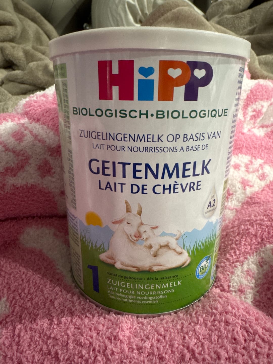 Customer photo review of HiPP Dutch Stage 1 Goat Milk Baby Formula 400g