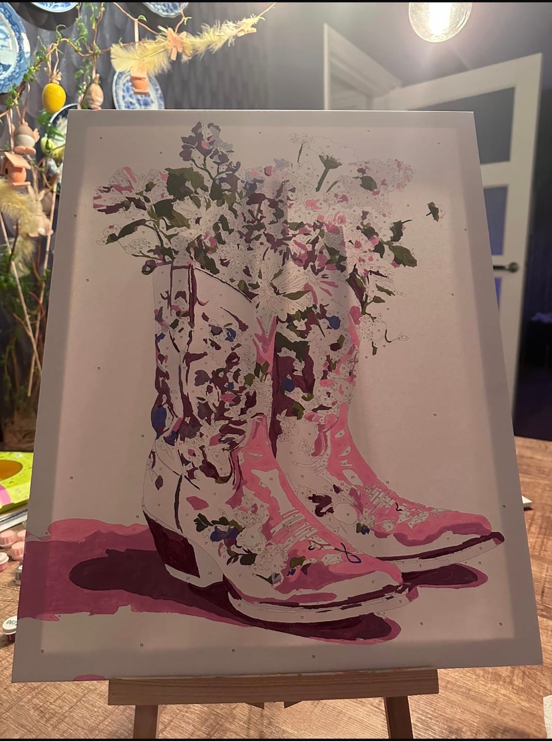 Customer photo review of Cowboylaarzen met bloemen