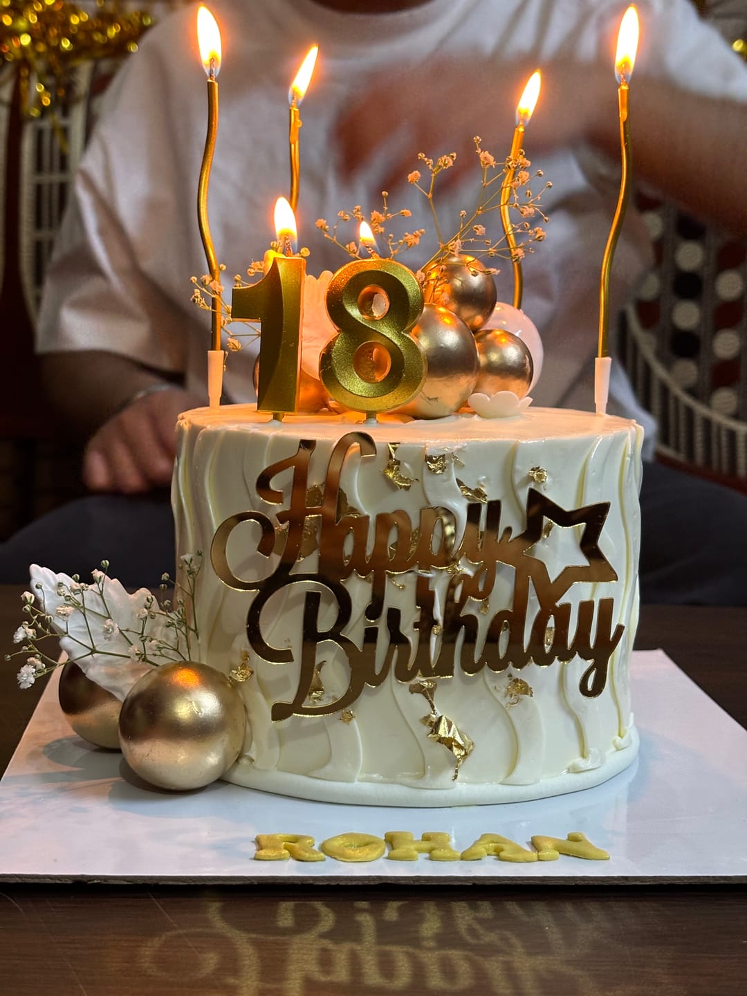 Customer photo review of Customized Flower Cake