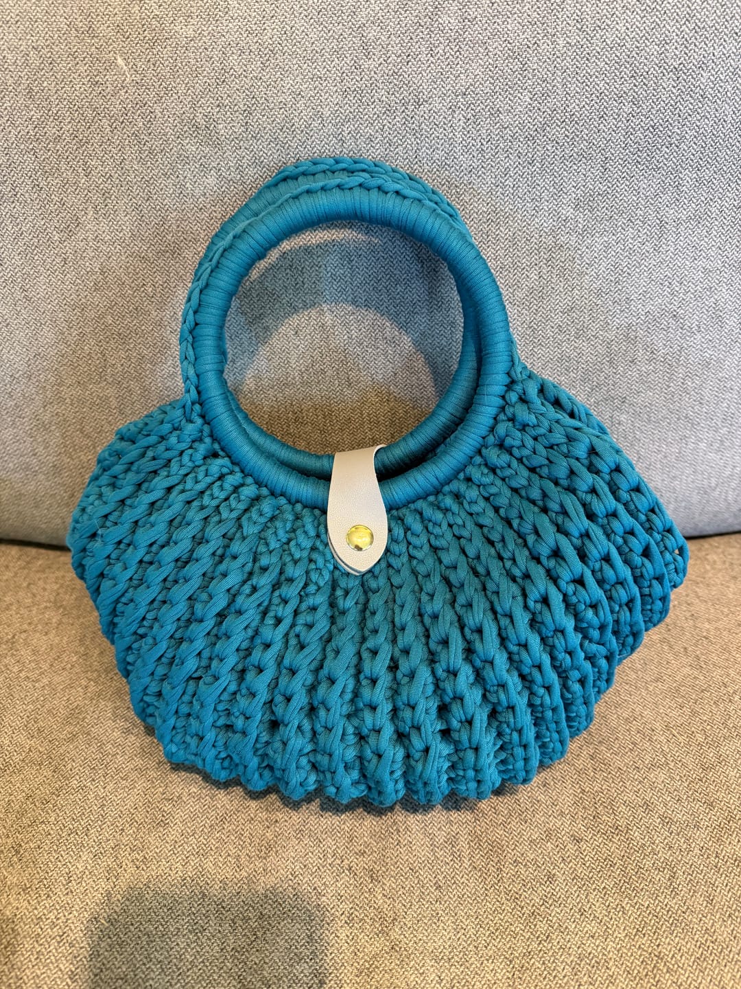 Customer photo review of CrochetPark™ Shell crochet Handbag DIY Kit
