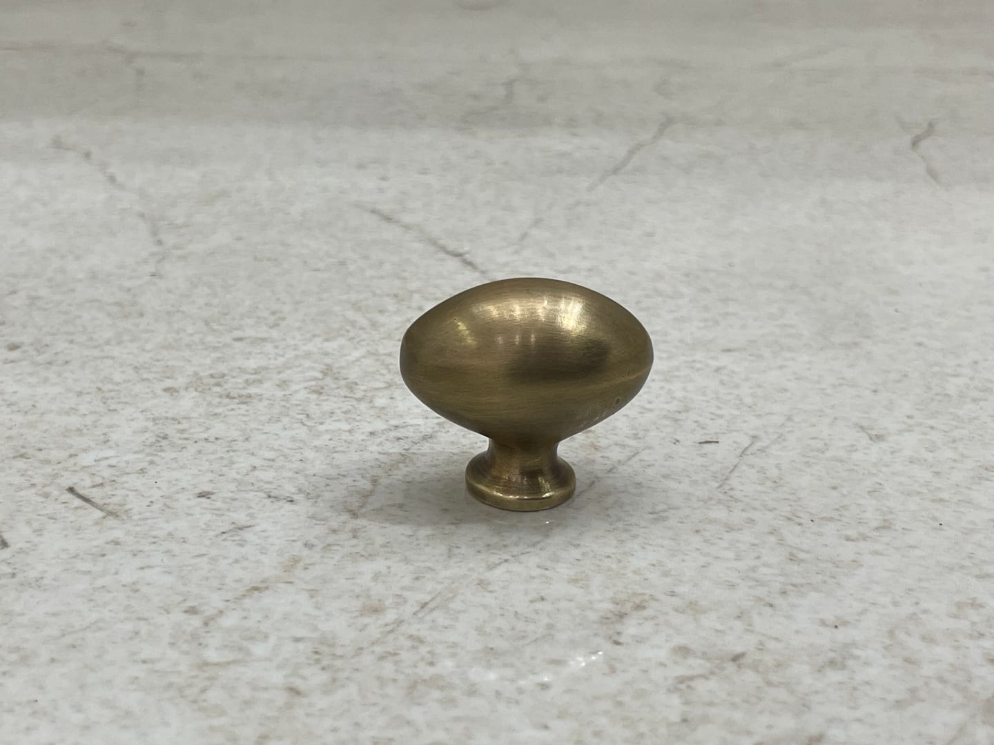 Customer photo review of Oval Brass Knob