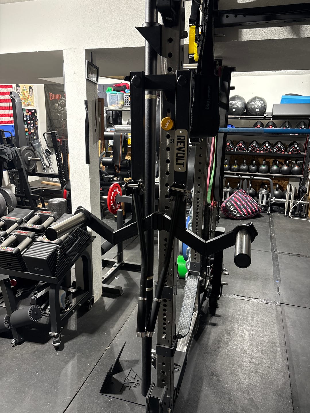 Customer photo review of Revolt Lateral Raise Attachment