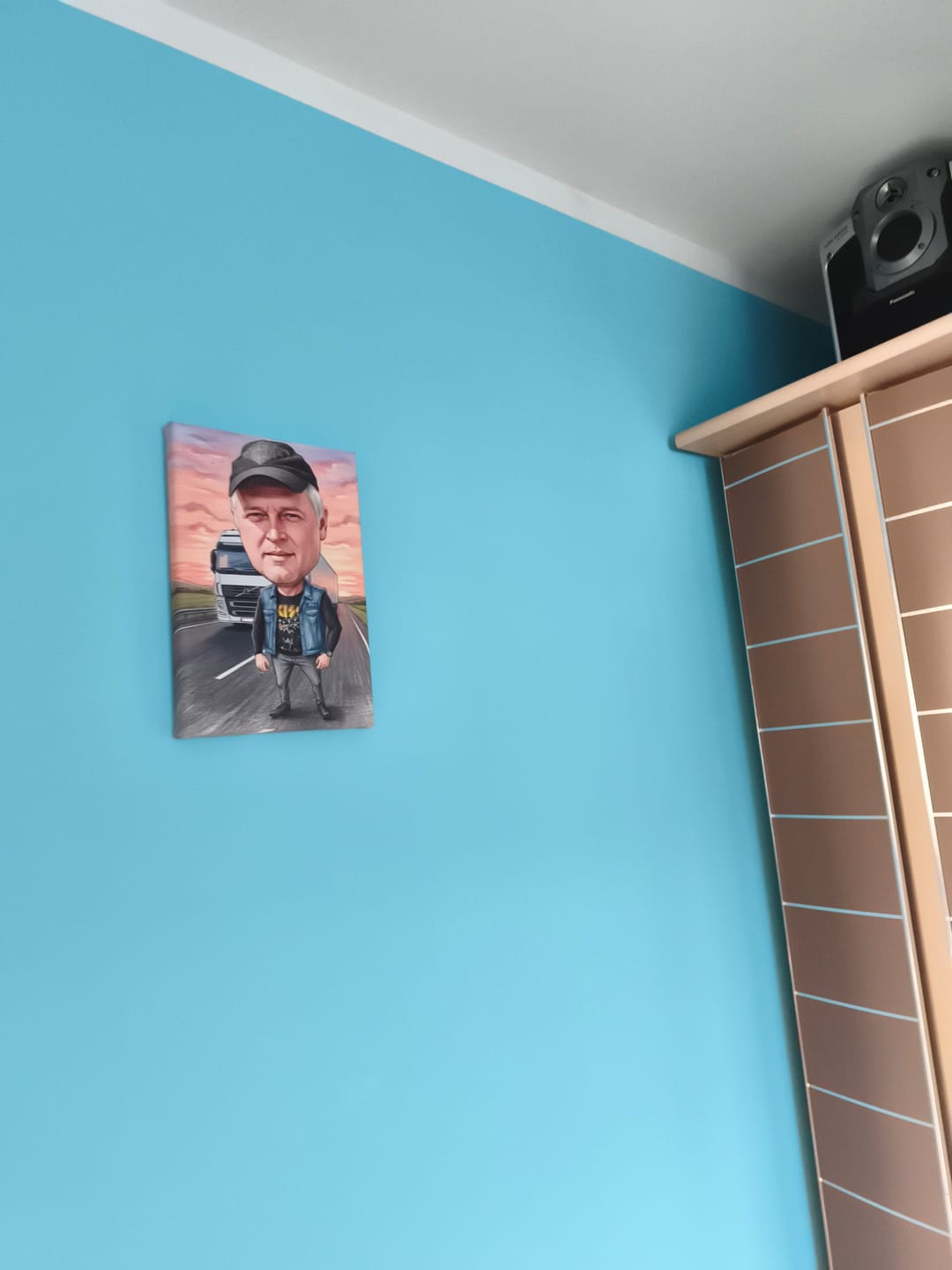 Customer photo review of Kierowca ciężarówki – Karykatura ze zdjęcia