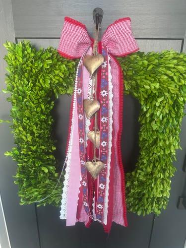Customer photo review of Ginger Jar Wreath Ribbon