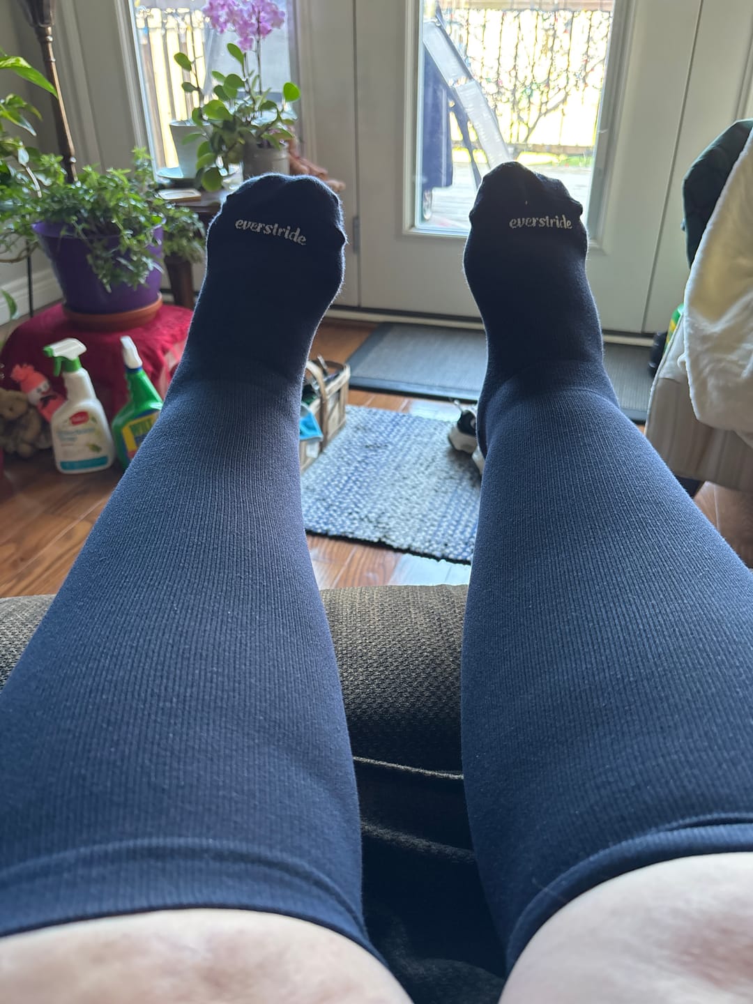 Customer photo review of Everstride™ Bamboo Compression Socks