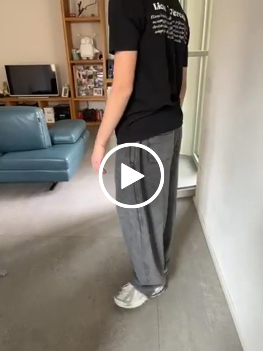Customer video review of Sweatpants Baggy Fit Blanks 500GSM Stonewashed