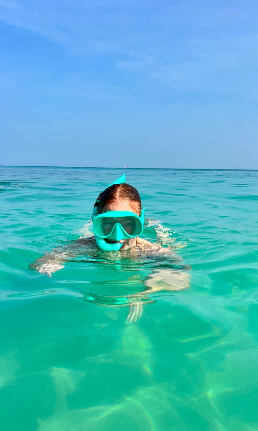 Customer photo review of Sundae Snorkel Set