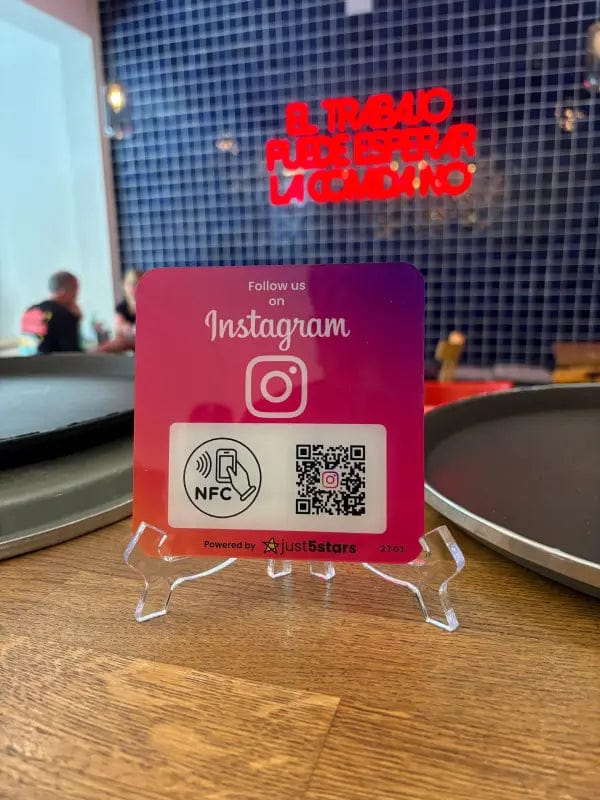 Customer photo review of Cartel Followers Instagram NFC & QR
