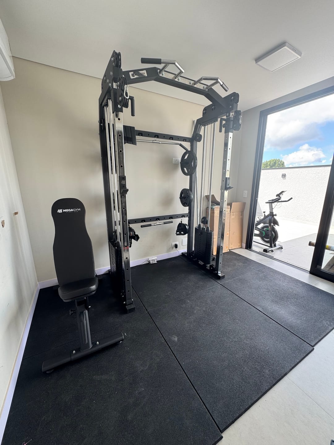 Customer photo review of Estação Mega Rack Crossover Com Polia Móvel