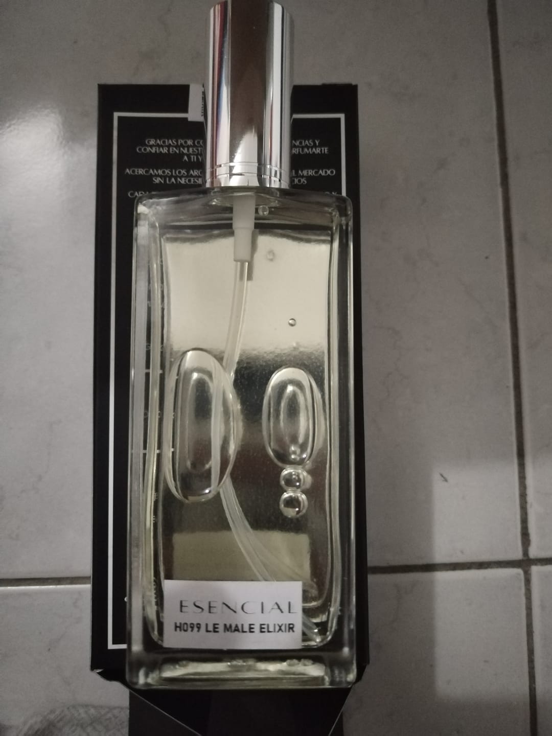 Customer photo review of H099 Inspirado en: Le Male Elixir - Jean Paul Gaultier