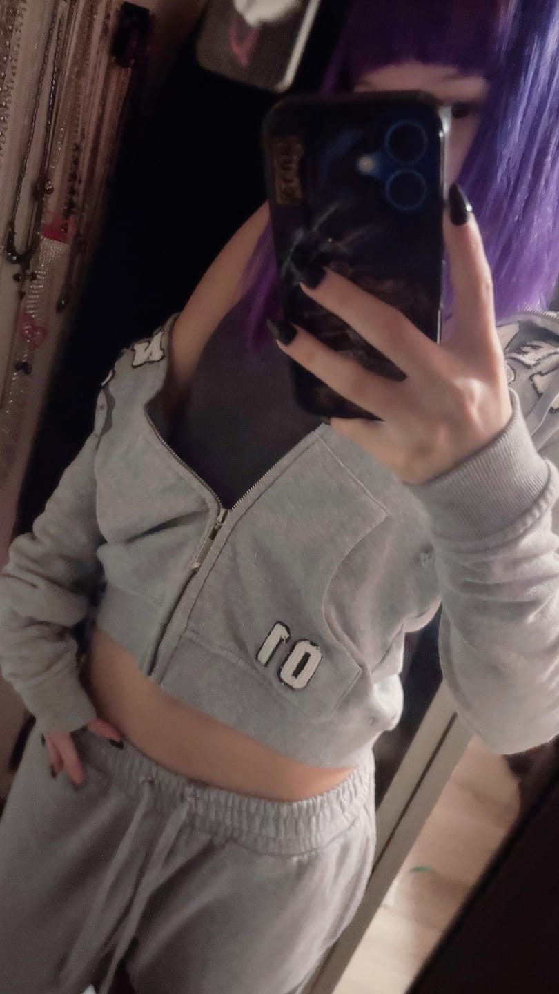 Customer photo review of Varsity Sweats