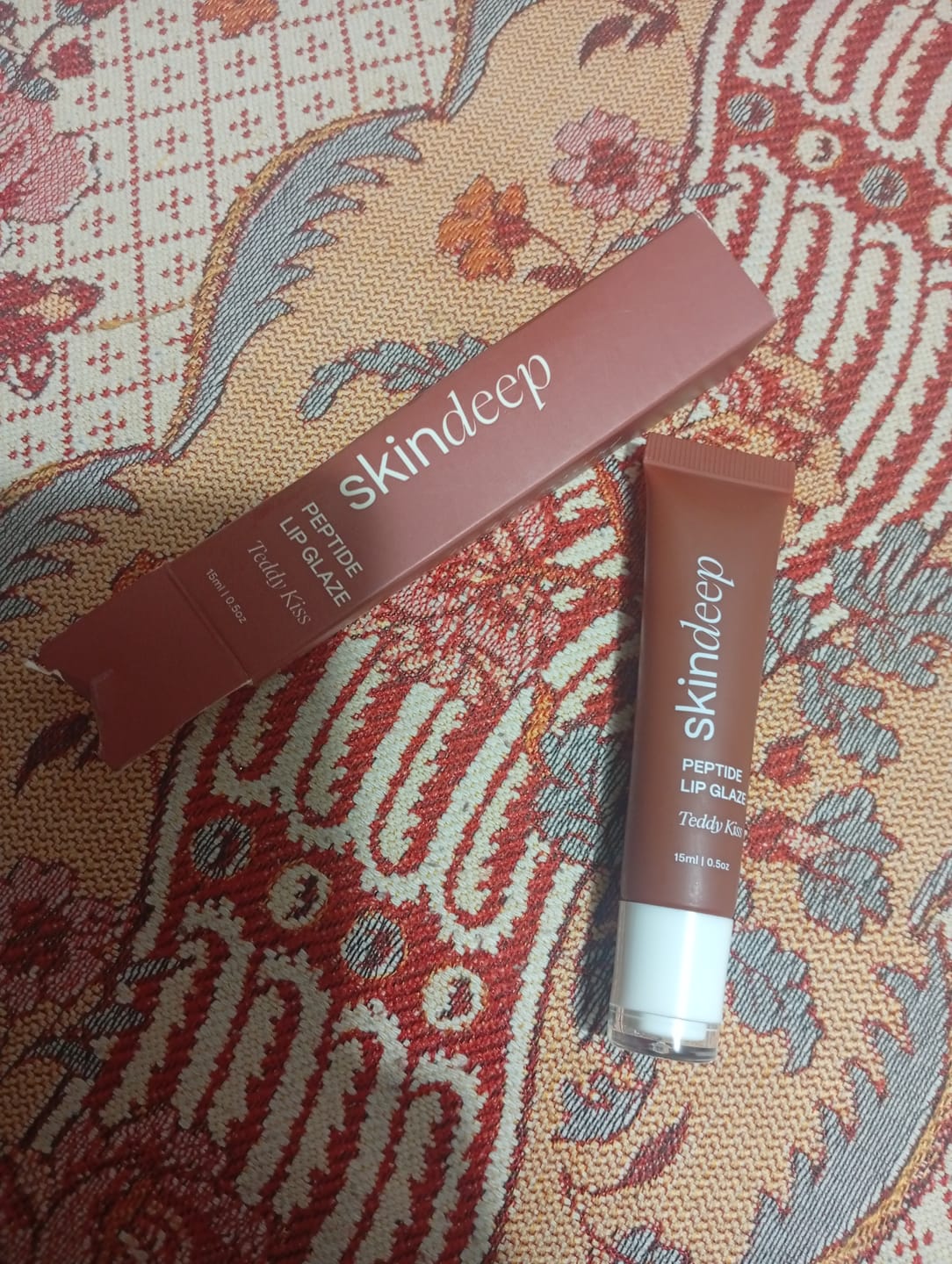 Customer photo review of Peptide Lip Glaze