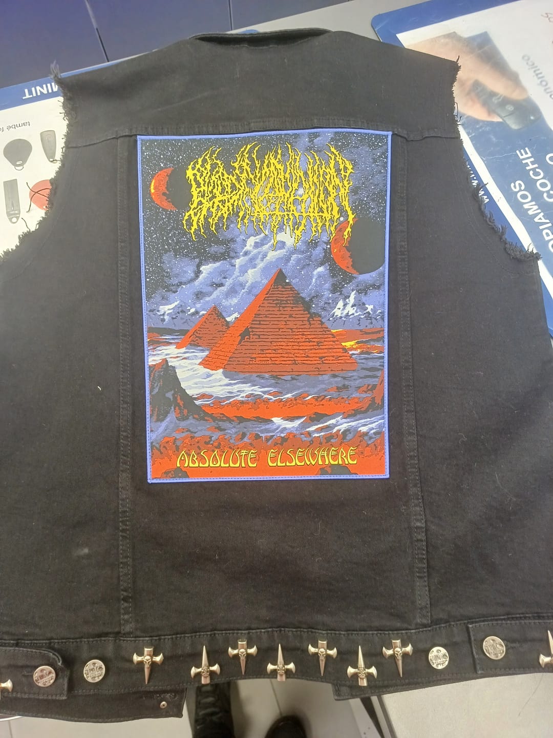 Customer photo review of Blood Incantation - Absolute Elsewhere - Backpatch