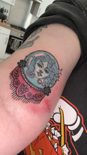 Customer photo review of TattooNumbx Numbing Cream