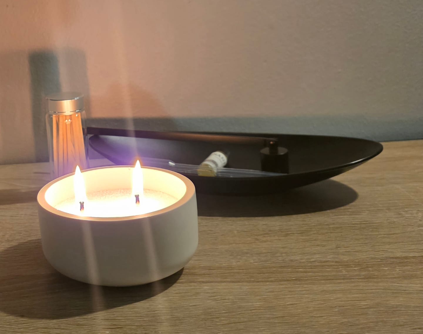 Customer photo review of Sand Candle • The Gift Set: Sand Edition