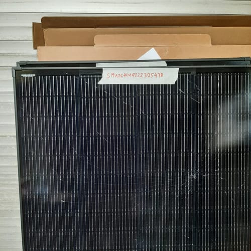 Customer photo review of Ray Solarmodul 200W Komplett Schwarz