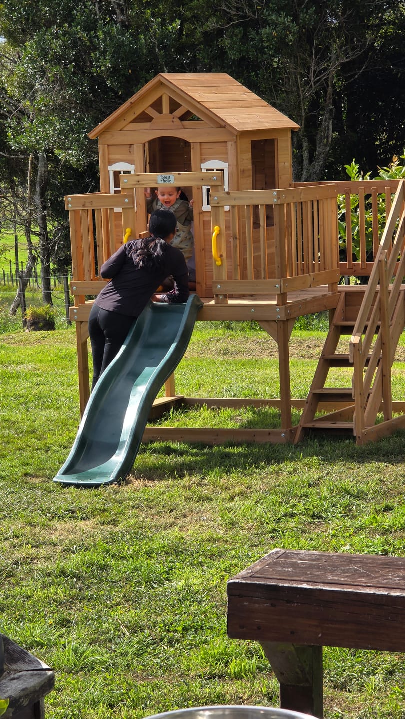 Customer photo review of Lookout Landing Playhouse