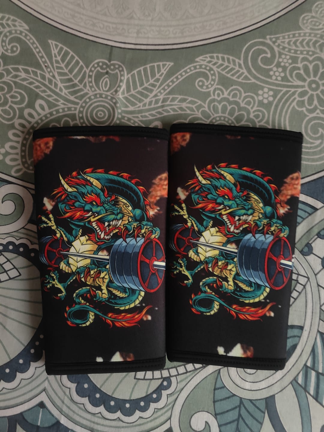 Customer photo review of Dragon Fury 7mm Knee Sleeves