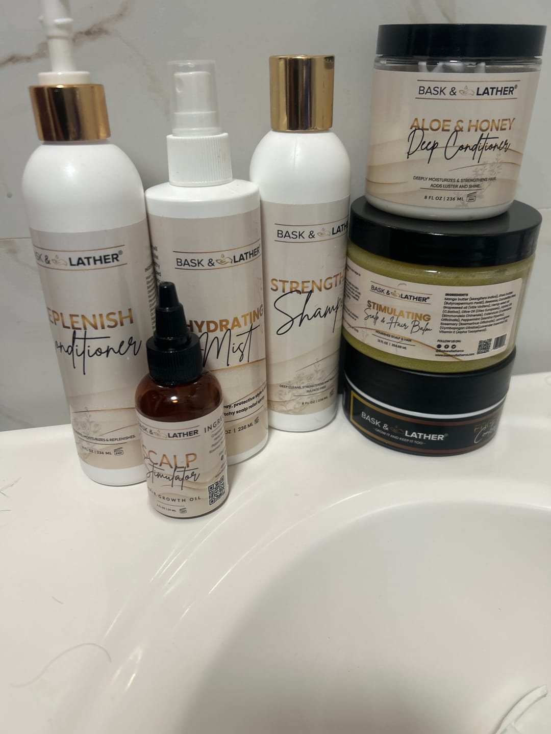Customer photo review of Wash Day Bundle - Limited Time Offer