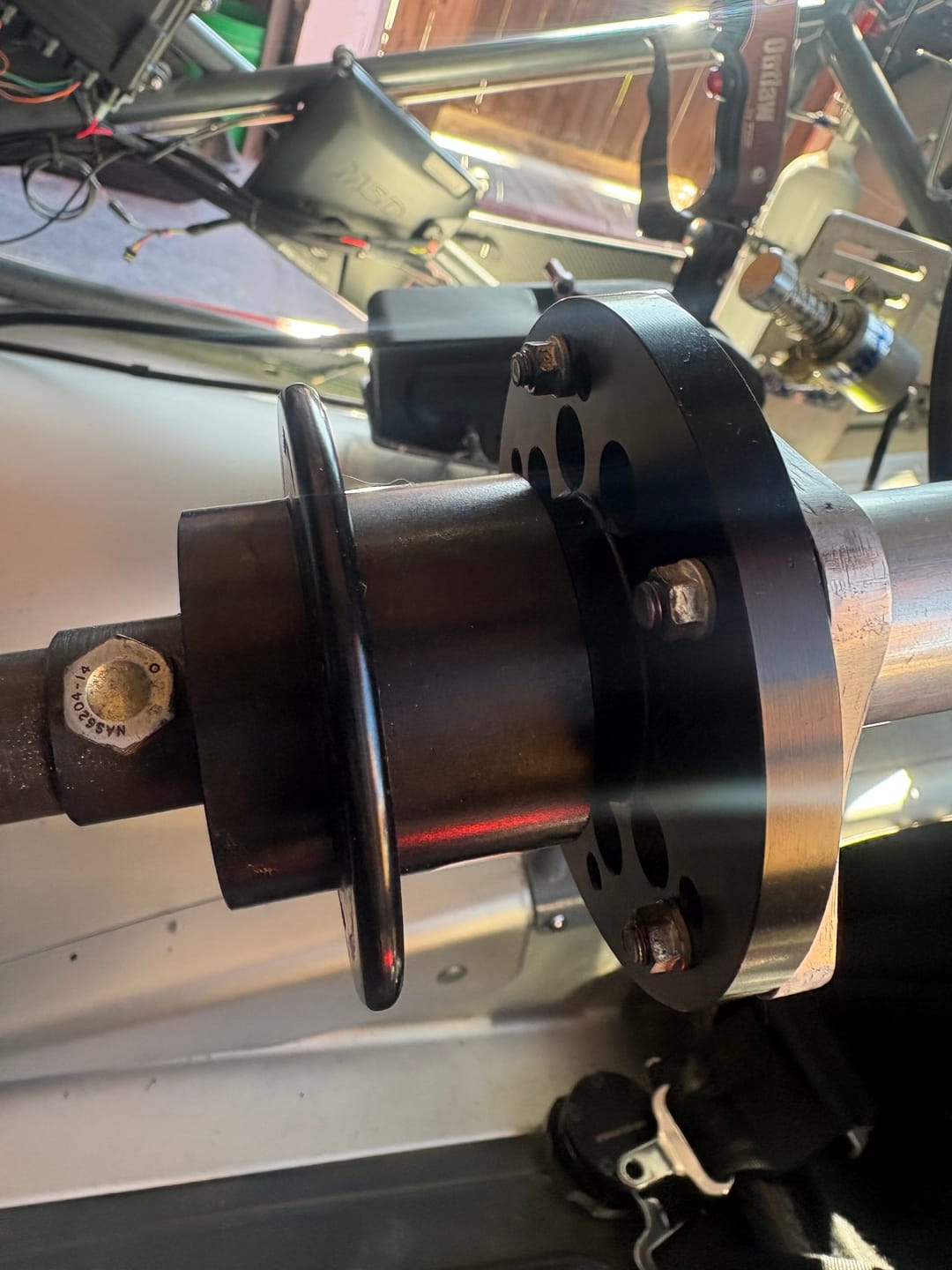 Customer photo review of Motion Raceworks SFI Quick Release Steering Hub 5/6 Bolt Pattern 15-240