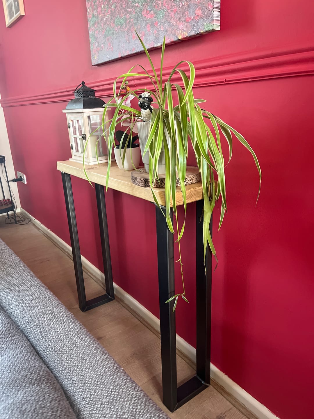 Customer photo review of Rustic Console Table  | 20cm Depth