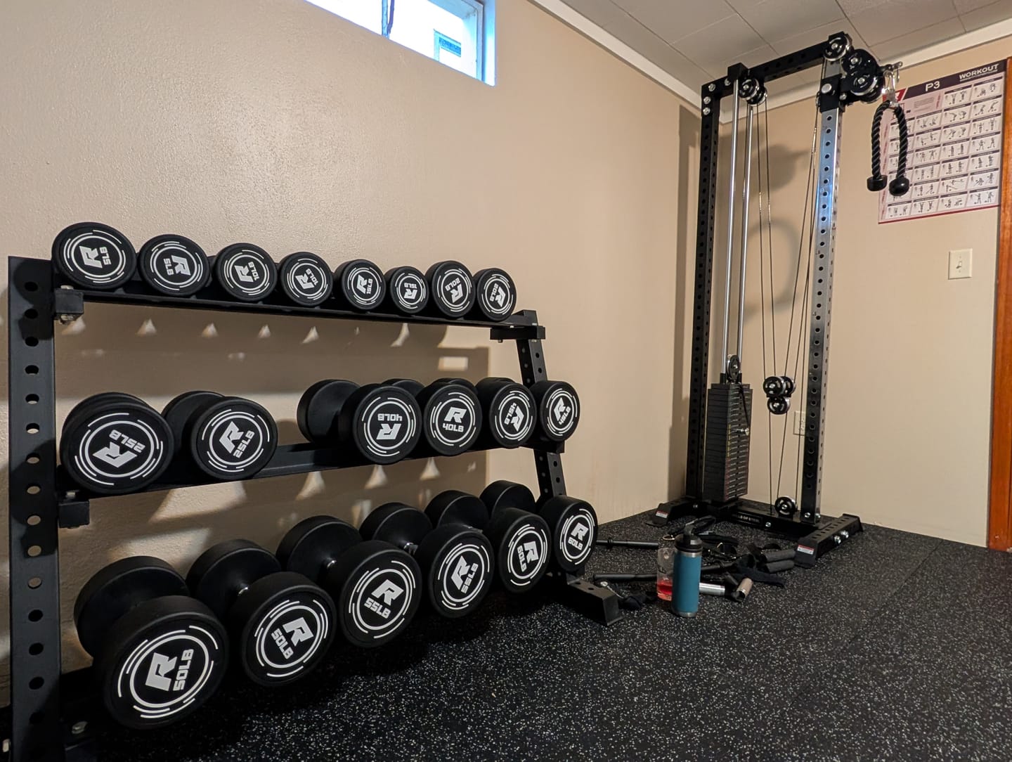 Customer photo review of RitFit PVC-Coated Round Dumbbells in Pairs