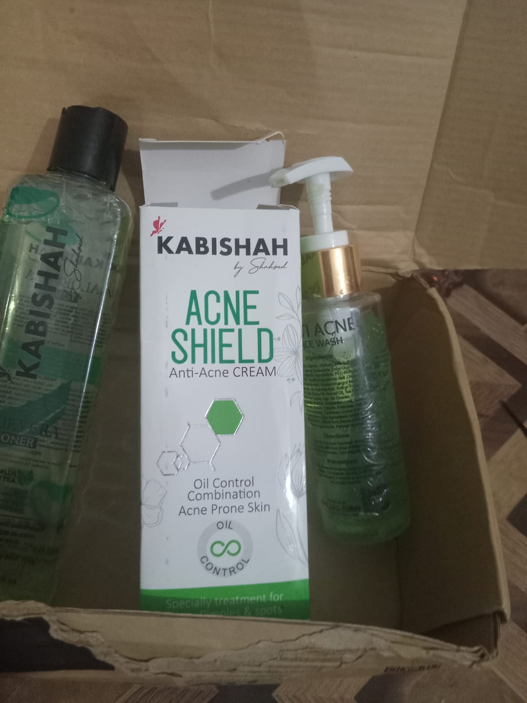 Customer photo review of Ultimate Acne Relief Pack