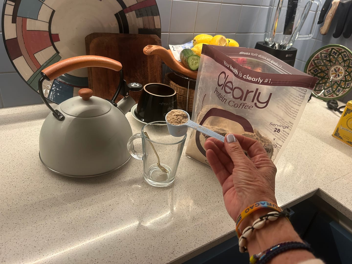 Customer photo review of Protein Iced Coffee