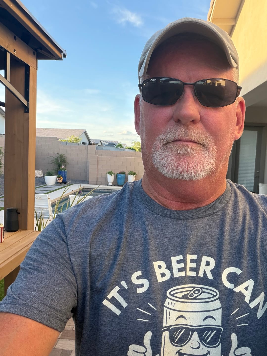 Customer photo review of It's Beer Can T-Shirt