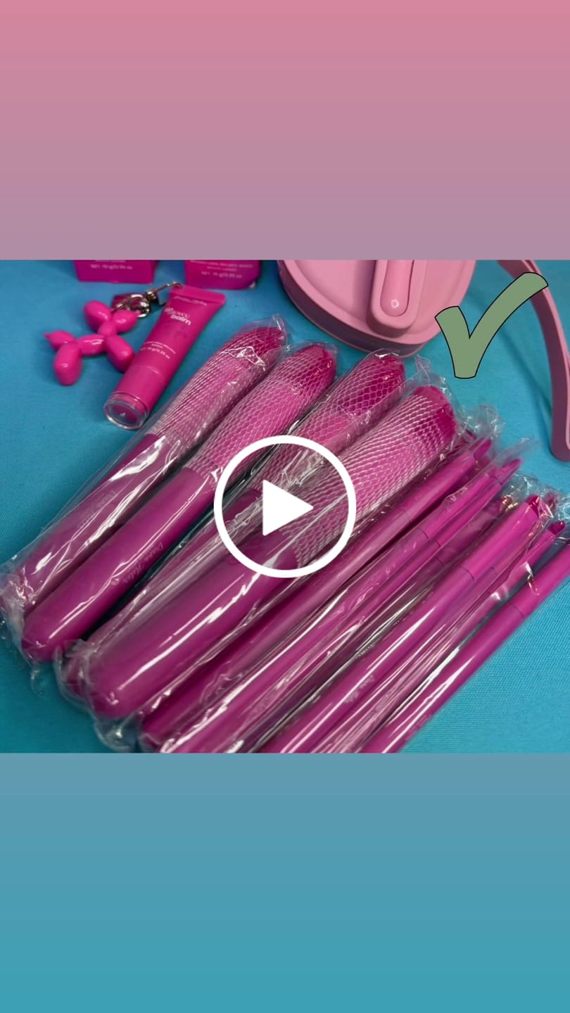 Customer video review of Set de 15 Brochas Pink Profesionales