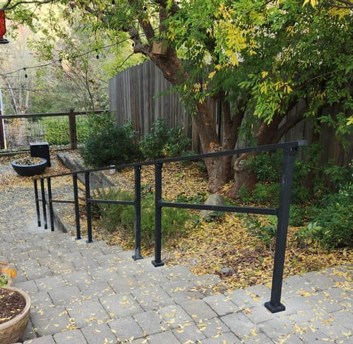 Customer photo review of Stair Handrail Kit