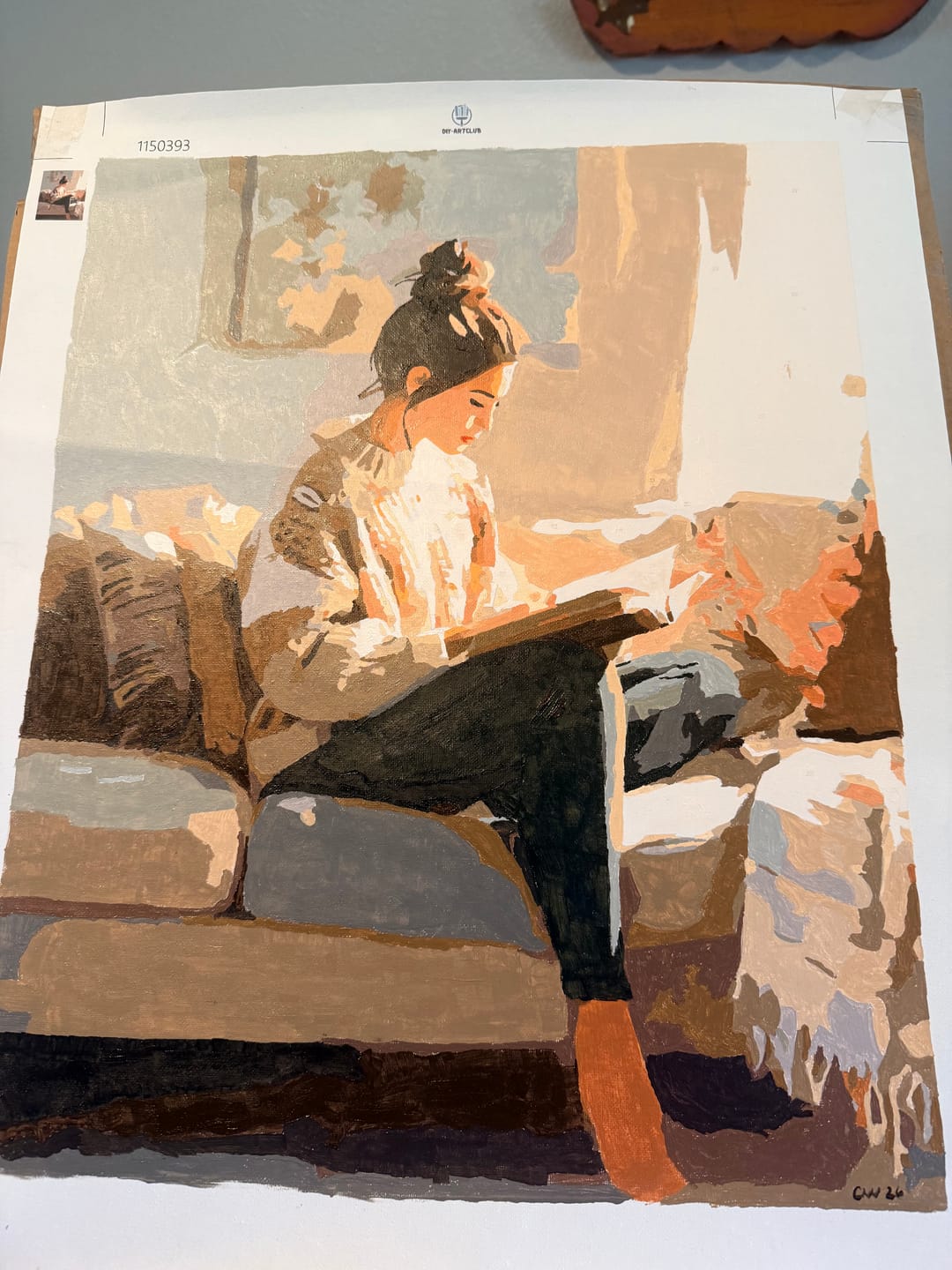 Customer photo review of Quiet moments | Paint by Number