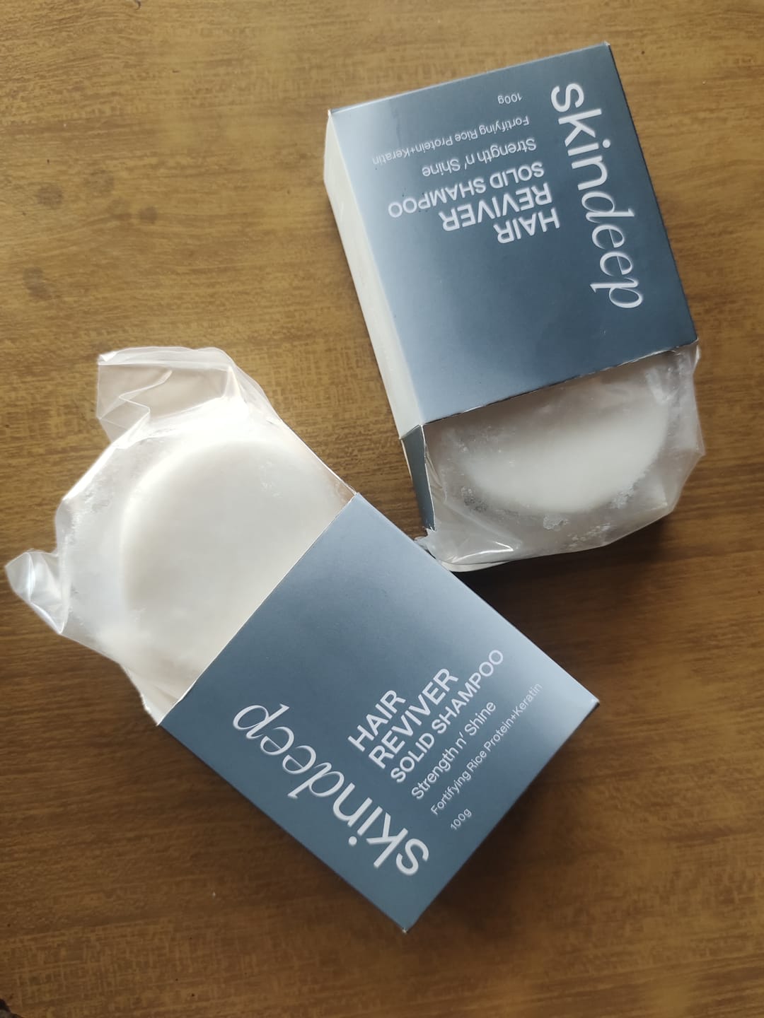Customer photo review of HAIR REVIVER - Rice Protein Solid Shampoo