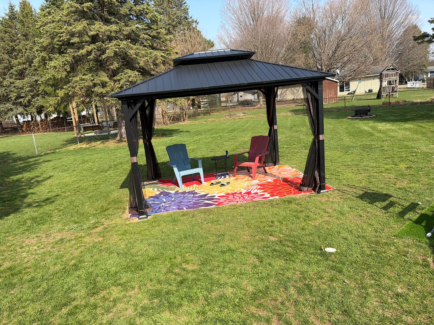 Customer photo review of Replacement Parts - 10' x 12' Duncan Hardtop Gazebo