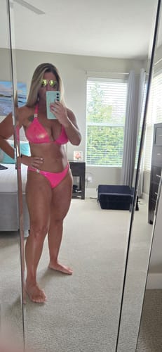 Customer photo review of Fuchsia Shine Ophidia Bottom