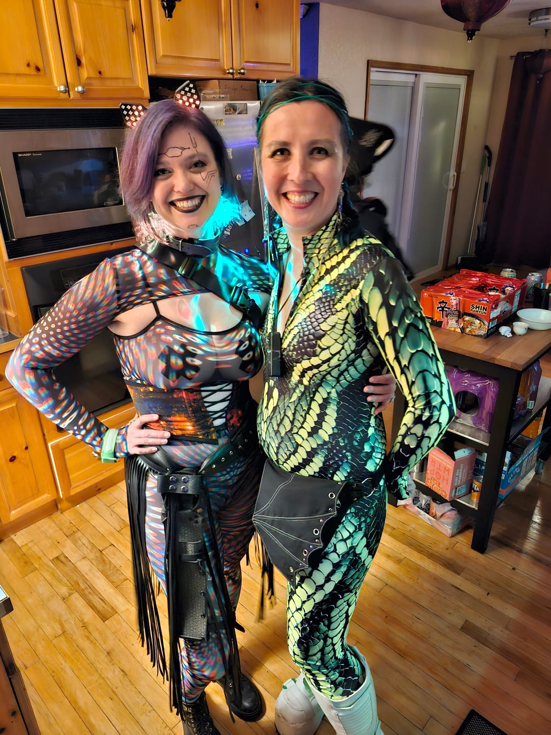 Customer photo review of Electric Viper Costume