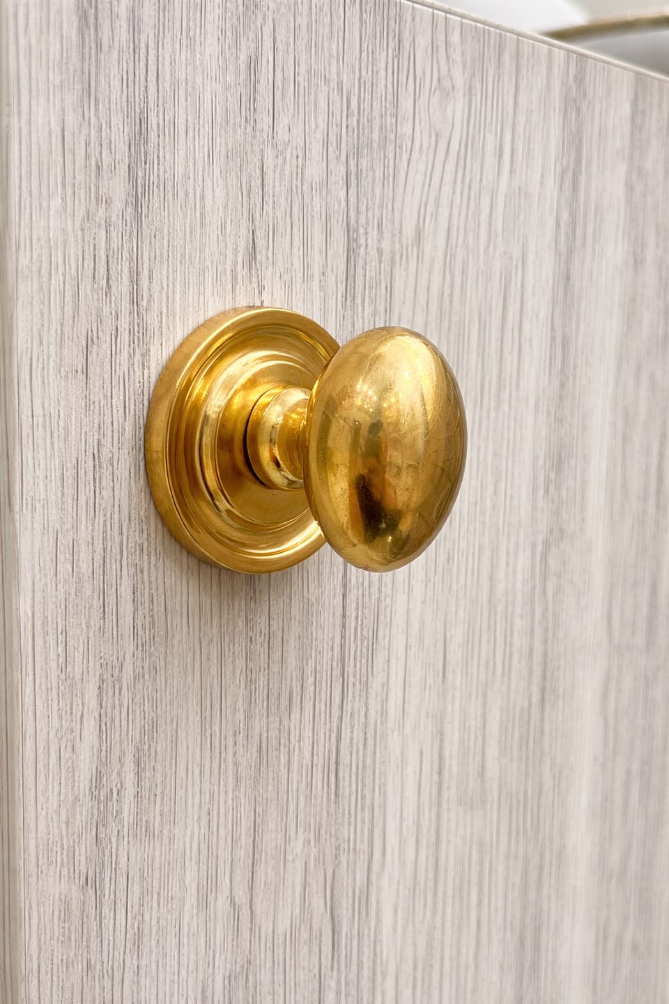 Customer photo review of Oval Brass Knob