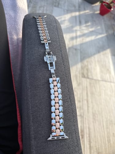 Customer photo review of NEU: Apple Watch Metallarmband "Julie"