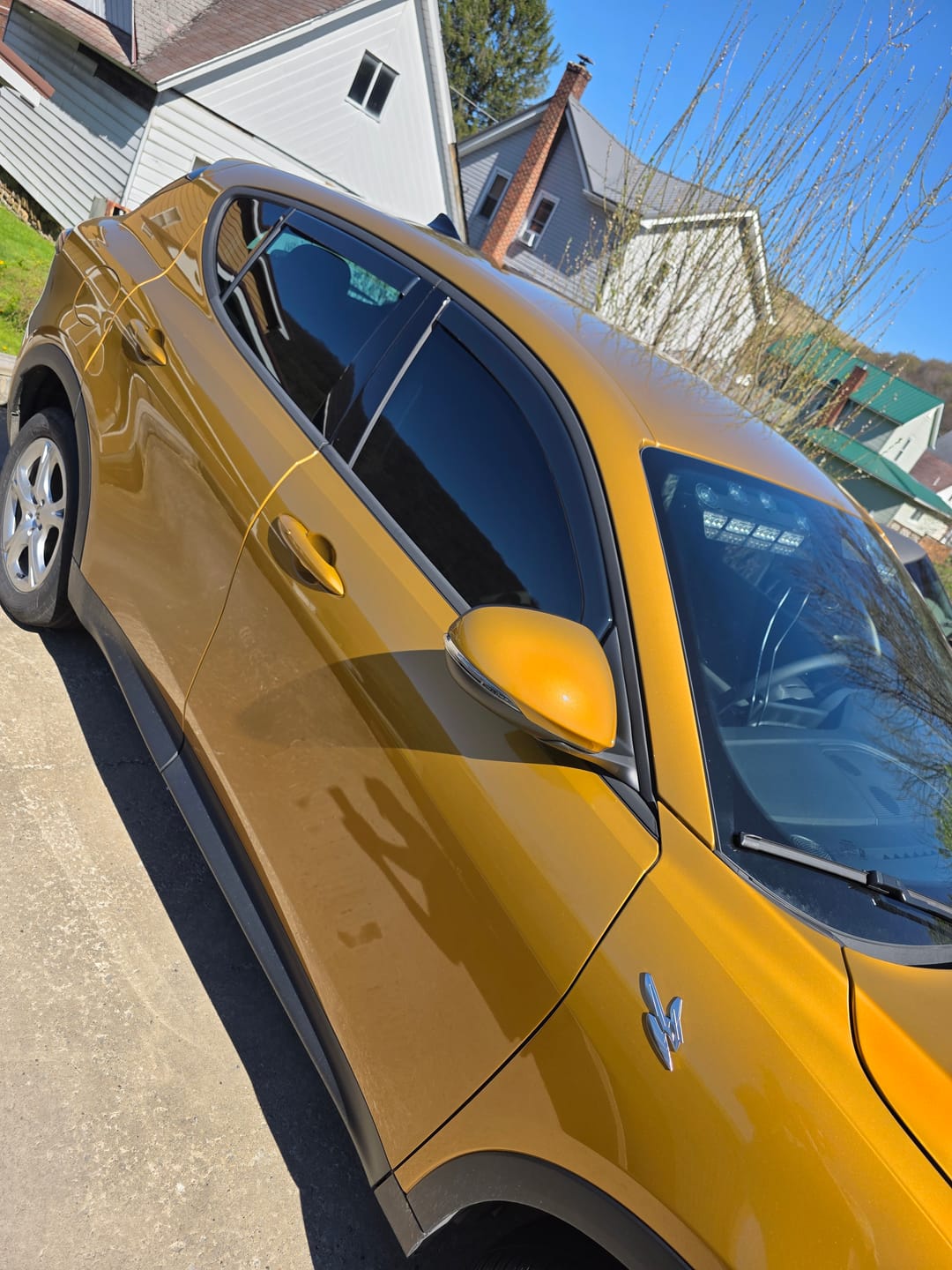 Customer photo review of Fits 2023-2025 Dodge Hornet In-Channel Window Visors Rain Guards Shade Deflectors