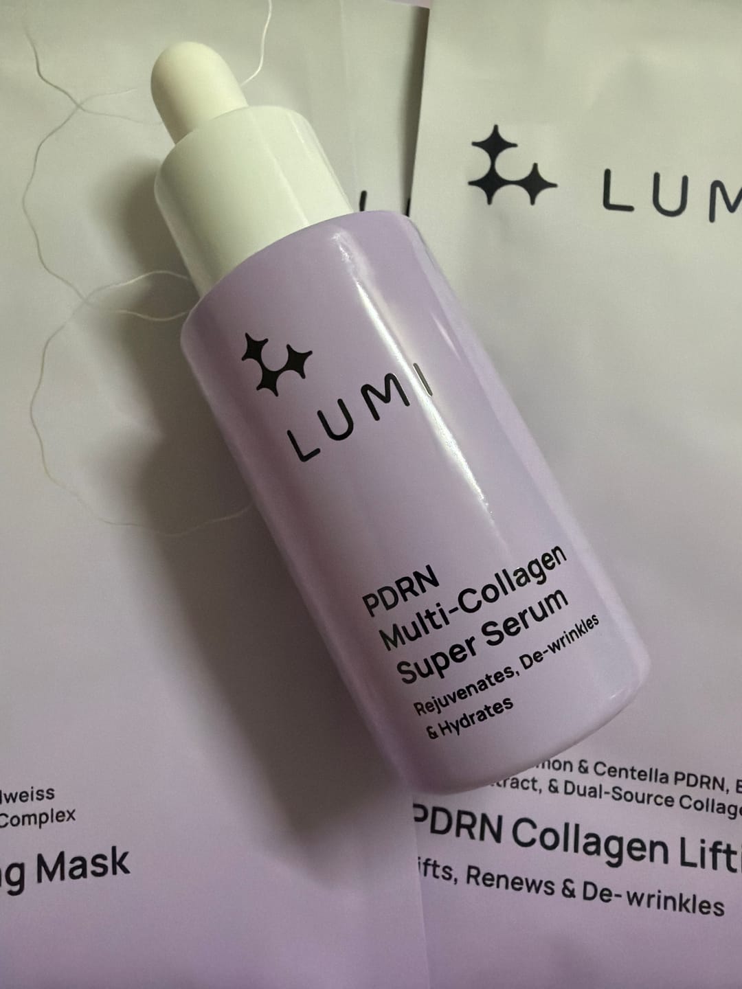 Customer photo review of PDRN Multi-Collagen Super Serum