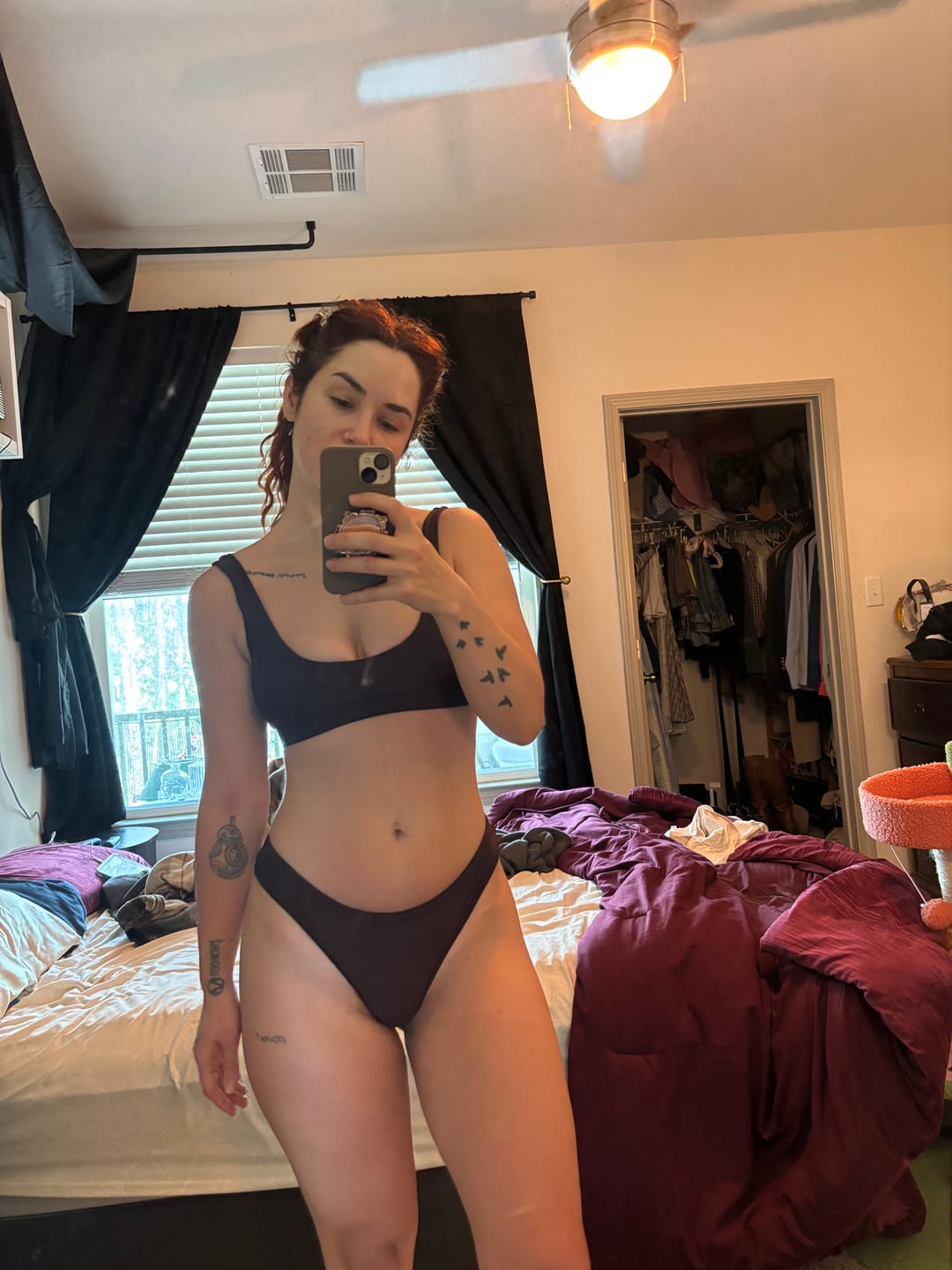 Customer photo review of CARSON Cacao Cheeky Bikini Bottom